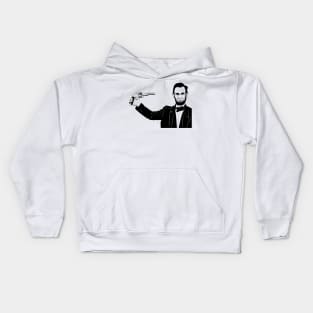 Abe Shot First Kids Hoodie